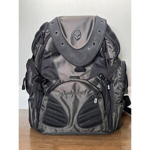 Vintage Alienware Gaming Laptop Backpack Black Green Great Condition
